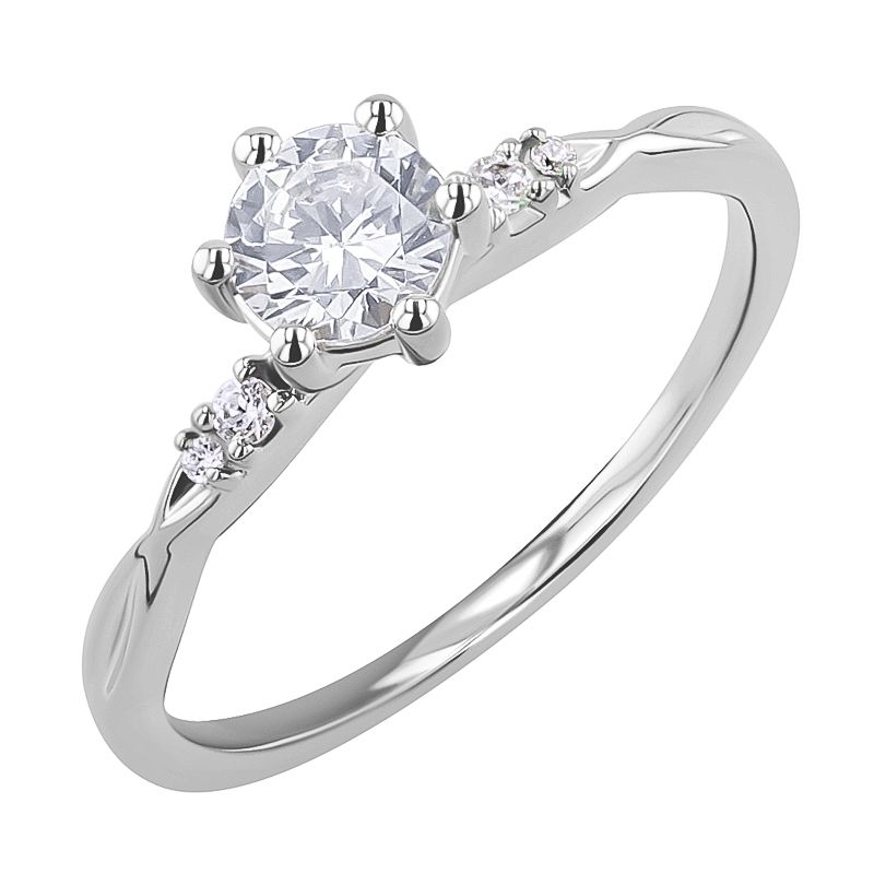Zásnubný prsteň s lab-grown diamantmi Mileva