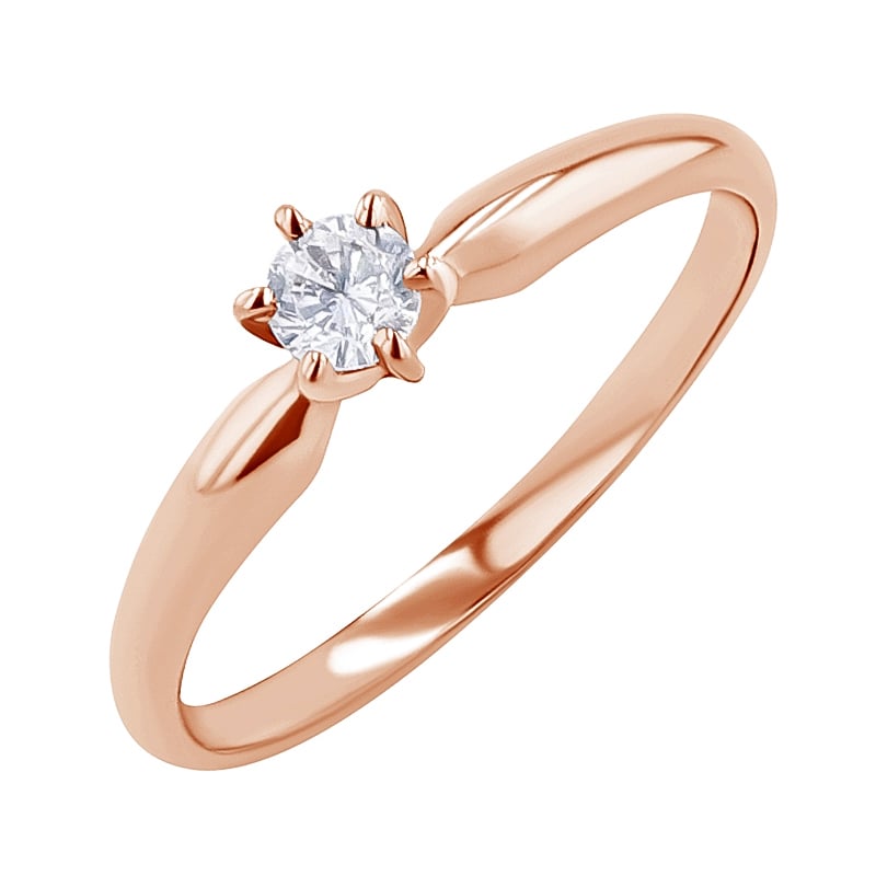 Zásnubný prsteň s diamantom Daika 128827