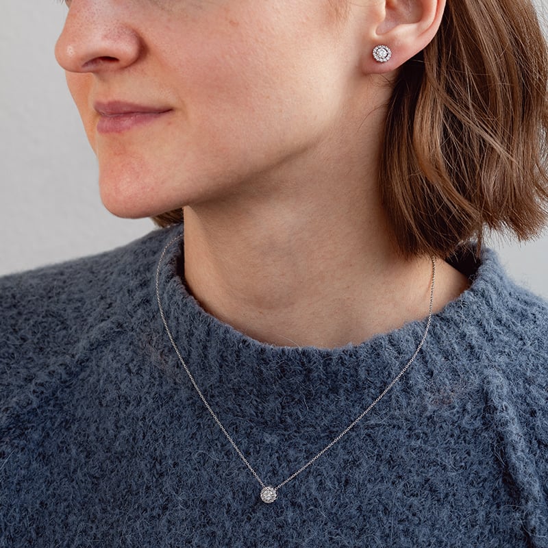 Halo kolekcia šperkov s IGI certifikovanými 0.30ct lab-grown diamantmi Arjan 132767