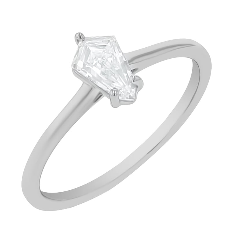 Zásnubný prsteň s shield lab-grown diamantom Milana
