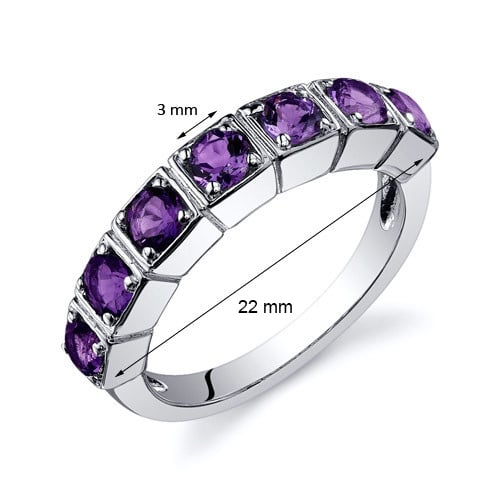 Eternity prsten s ametystmi 21427