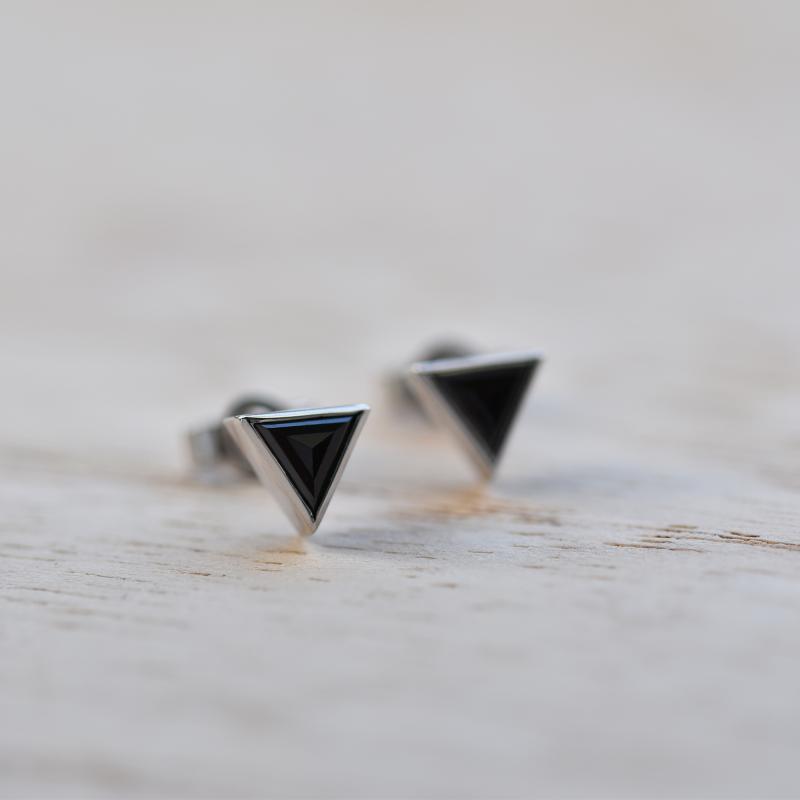 Zlaté náušnice s diamantmi 40207