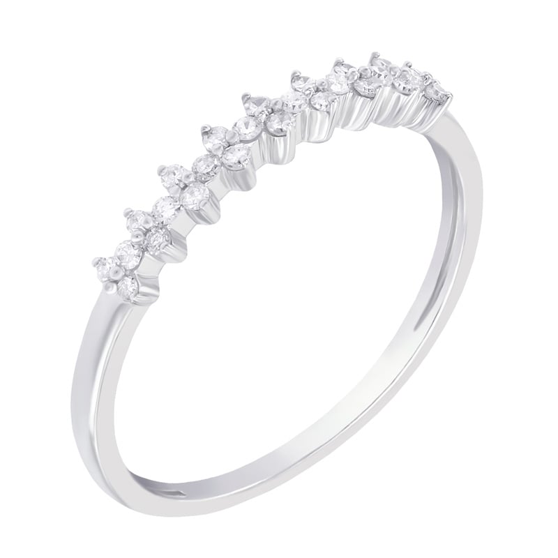 Diamantová eternity obručka 41447
