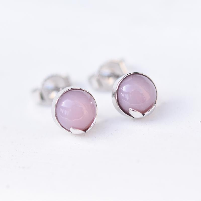 Cabochon opály v zlatých náušnicích 49897