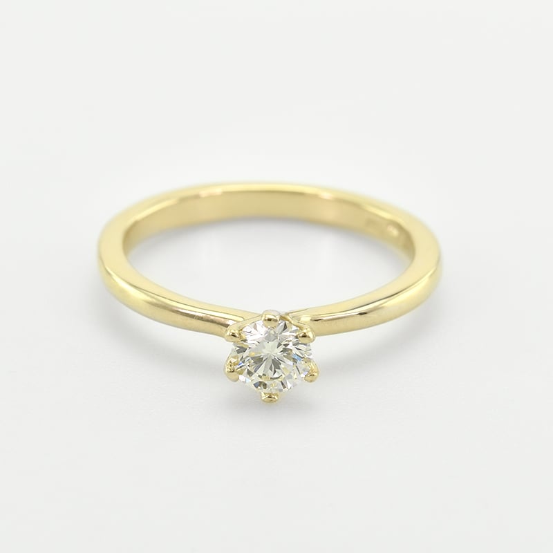 Elegantný zásnubný prsteň 63677