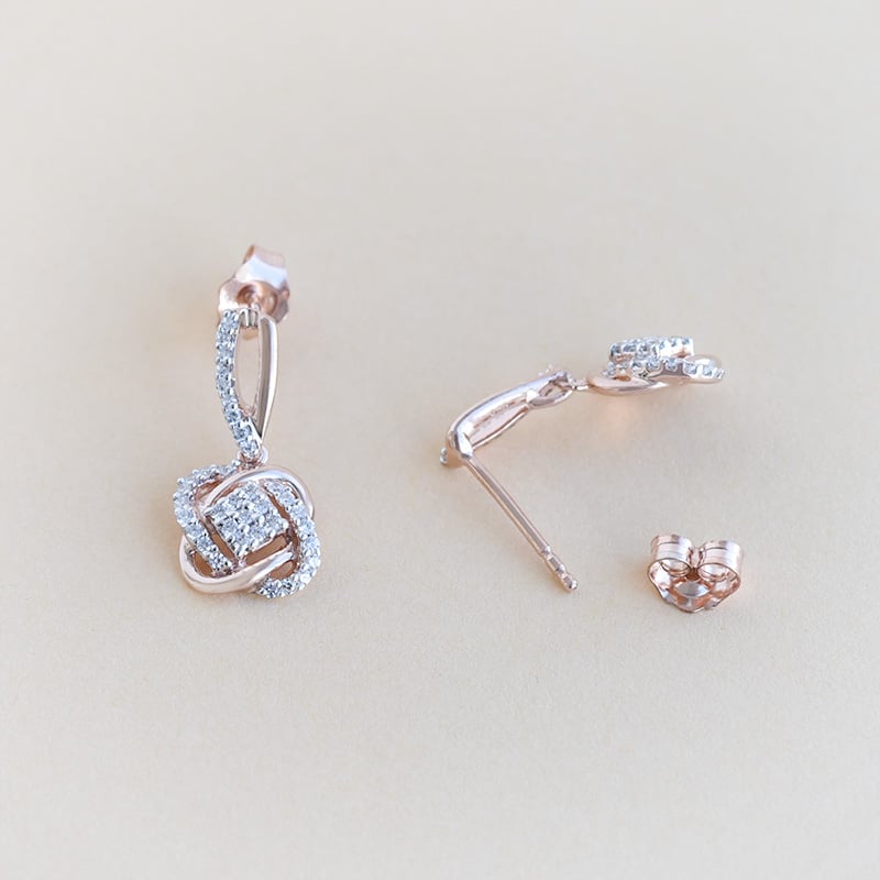 Diamantové náušnice 95857