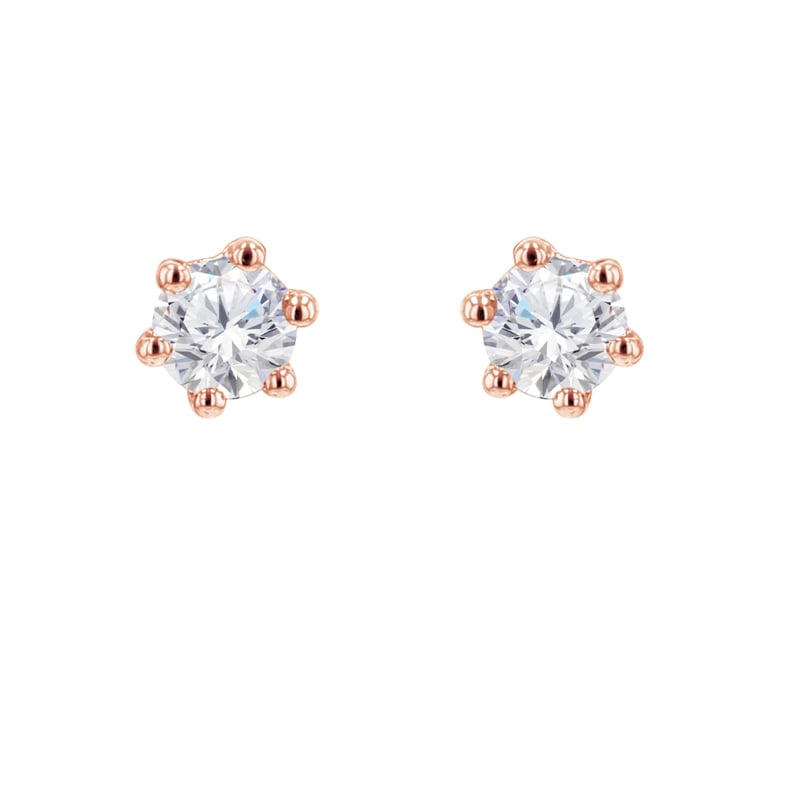 Minimalistické náušnice s lab-grown diamantmi Jamila 99617