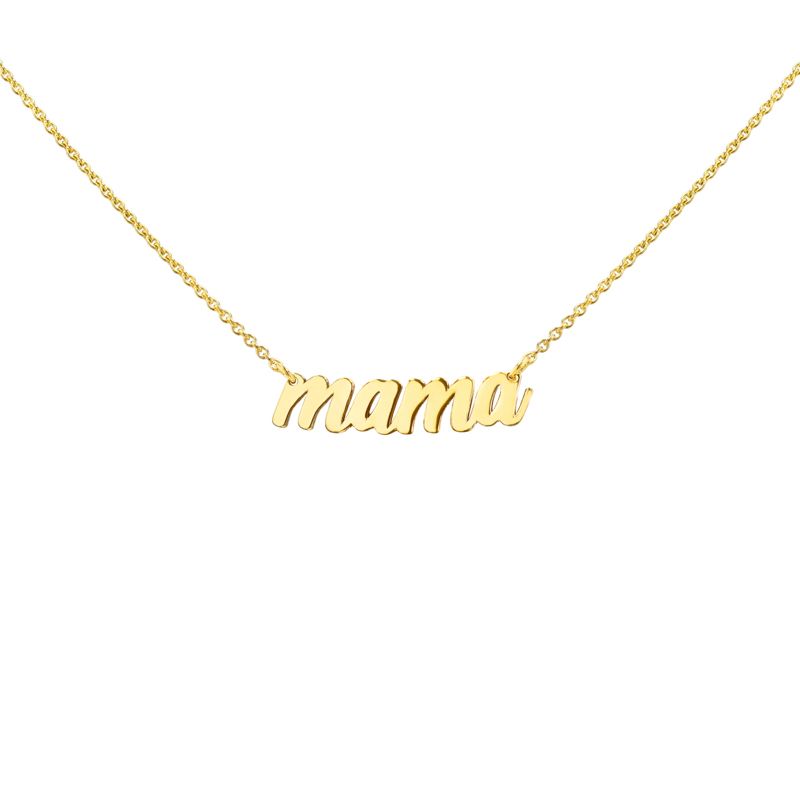 Náhrdelník s nápisom Mama