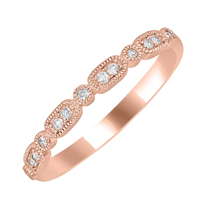 Strieborný eternity prsteň s lab-grown diamantmi Melvin 104758