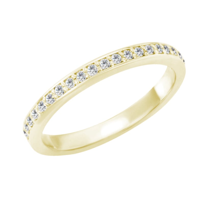 Eternity prsteň s 1.25mm moissanitmi Neville 105278
