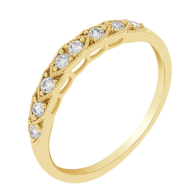 Elegantný eternity prsteň s diamantmi Dustin