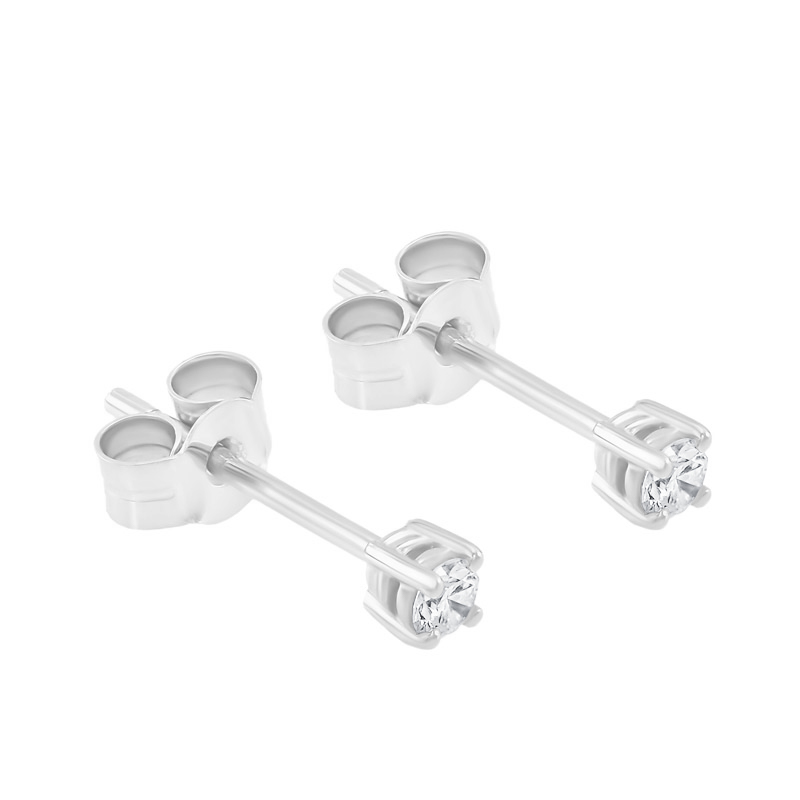 Napichovacie náušnice s 0.12ct diamantmi Aquene 119928