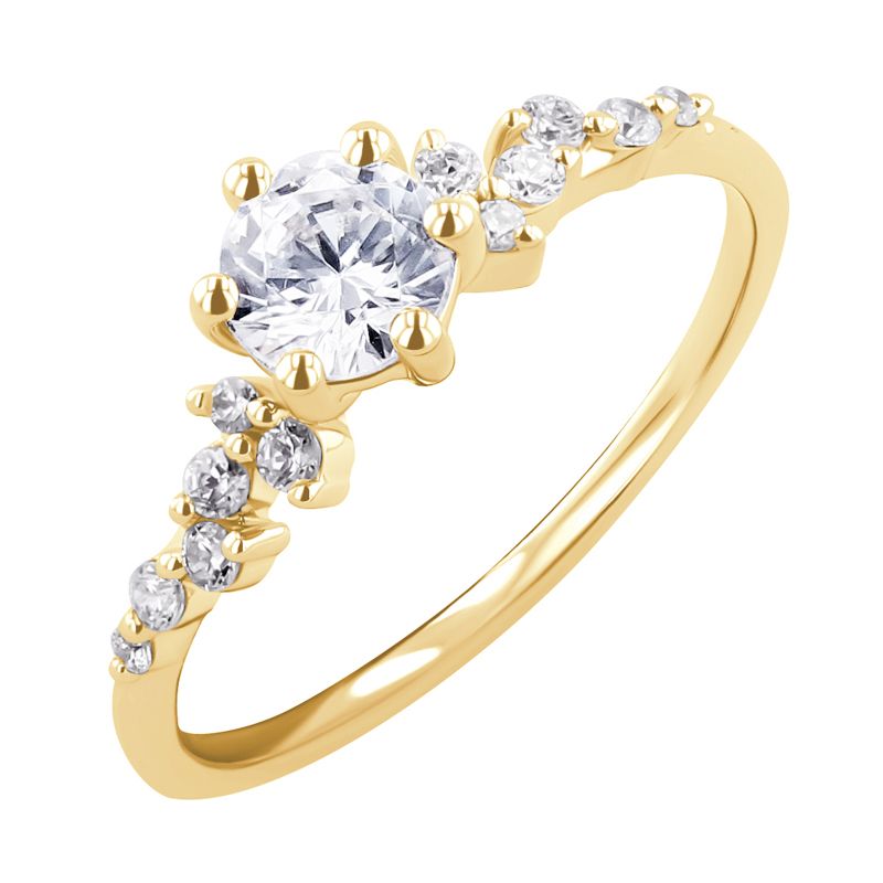 Zásnubný prsteň s diamantmi Carina 127988