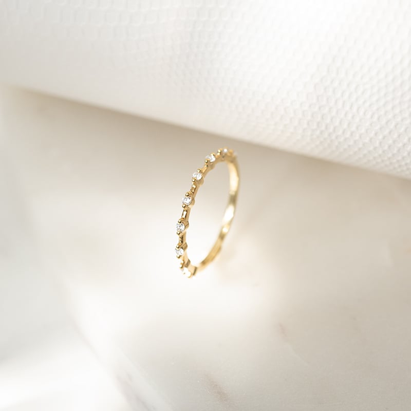 Eternity prsteň s lab-grown diamantmi Navin