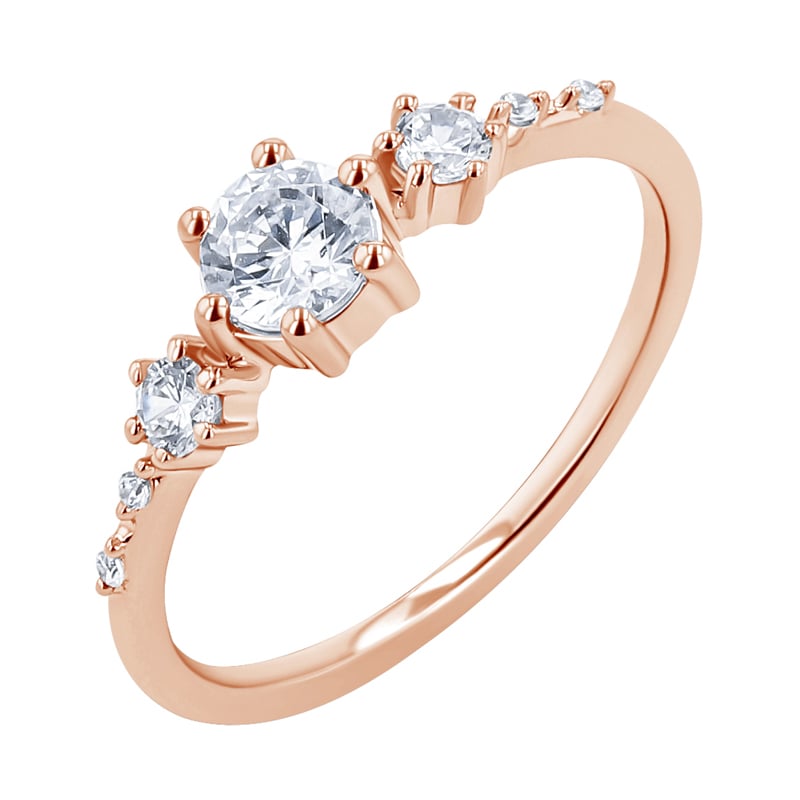 Zásnubný prsteň s lab-grown diamantmi Willa 137898