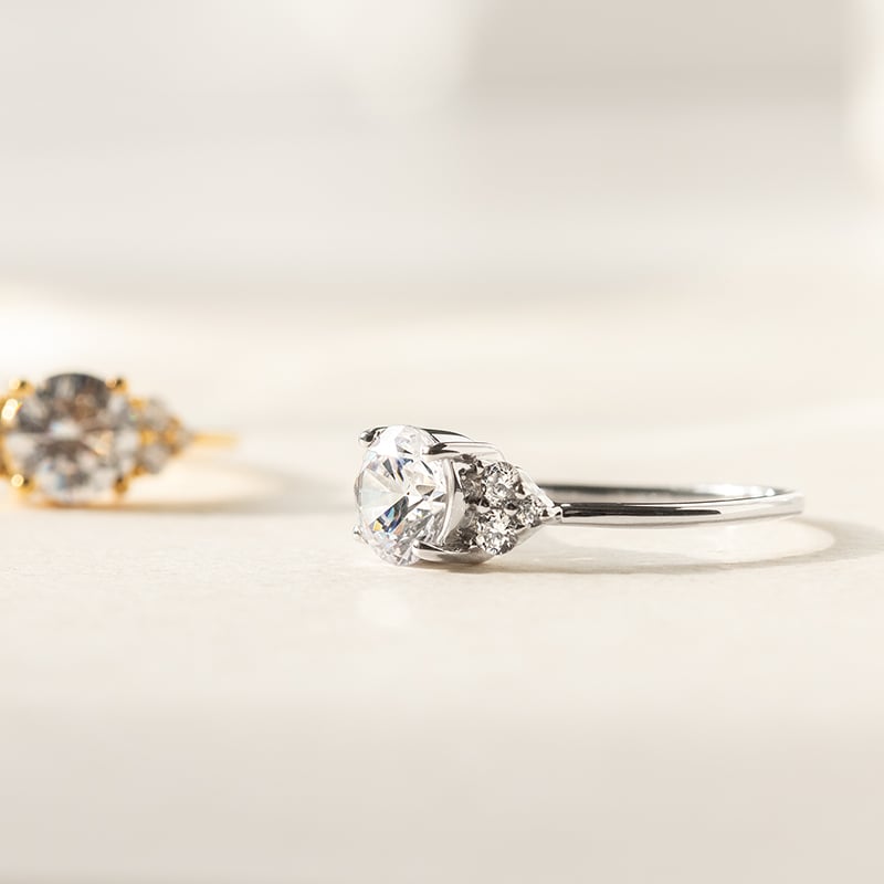 Zásnubný prsteň s lab-grown diamantmi Agathe 139488