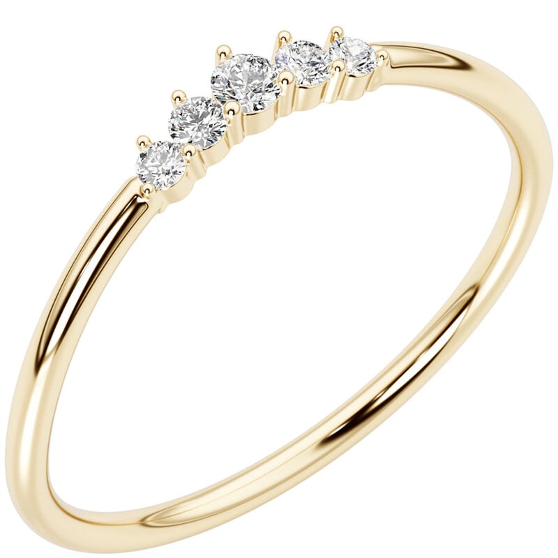 Vykrojený prsteň s lab-grown diamantmi Myles 139608