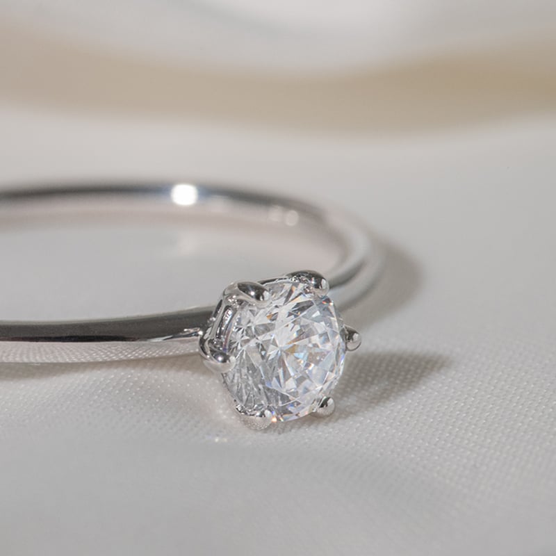 Zlatý zásnubný prsteň s 1ct IGI certifikovaným lab-grown diamantom Birdie 148488