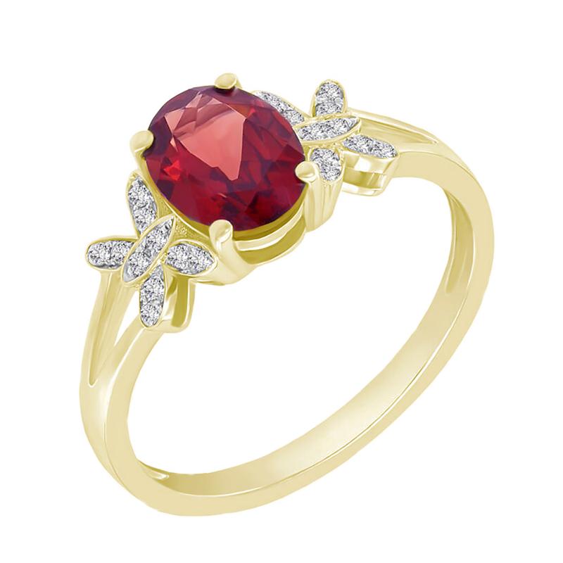 Zlatý prsteň s diamantmi 42608