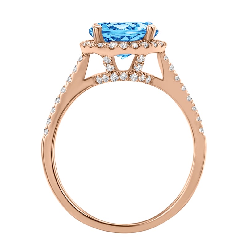 Prsteň s 2.75ct topásom a diamantmi 45418