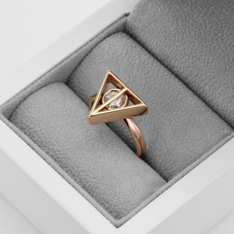 Prsteň s diamantom 48768