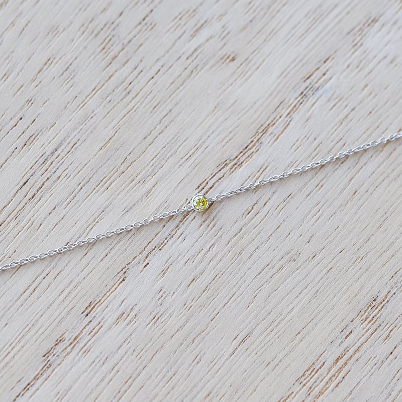Platinový náramok s diamantom 71618