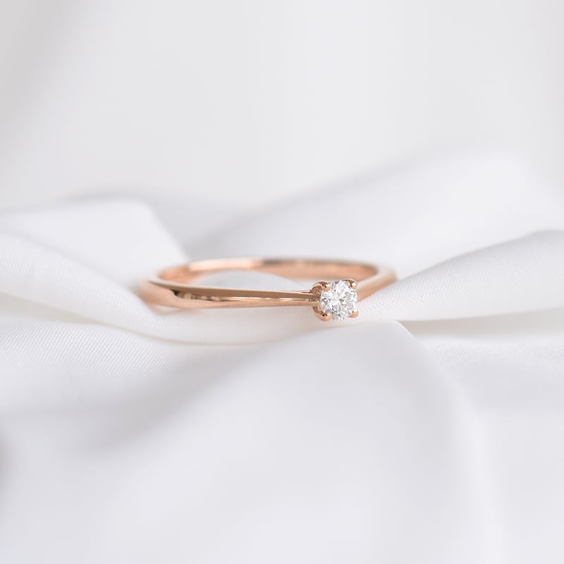 Zásnubný prsteň s diamantom 92078