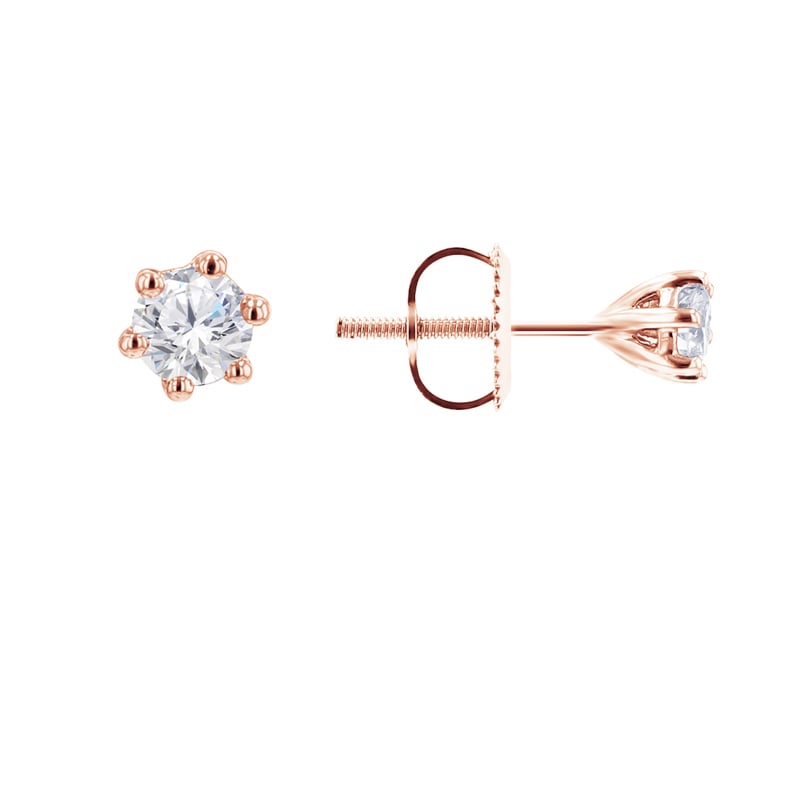 Minimalistické náušnice s lab-grown diamantmi Jamila 99618