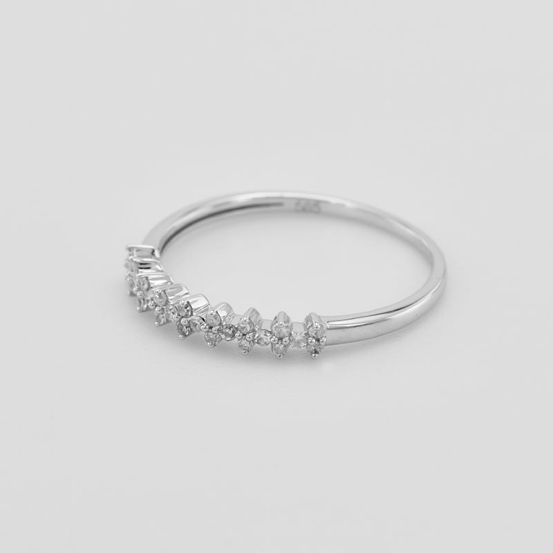 Romantický eternity prsteň s lab-grown diamantmi Betsy 101429