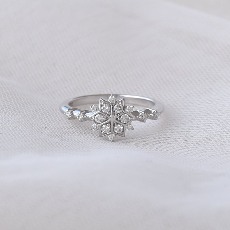 Strieborný prsteň s lab-grown diamantovou hviezdou Starlight 104719