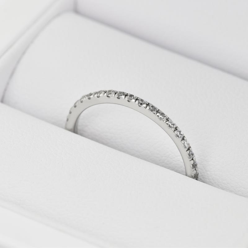 Eternity prsteň s 1.25mm moissanitmi Ogyn 105249