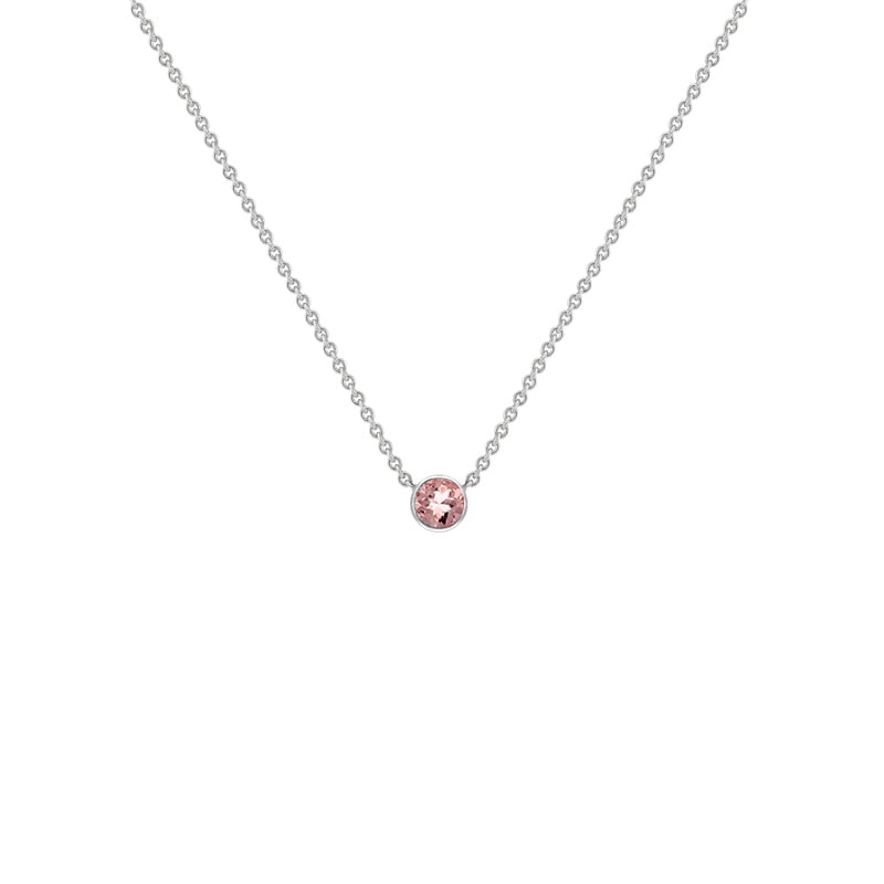 Minimalistický náhrdelník s morganitom Vieny