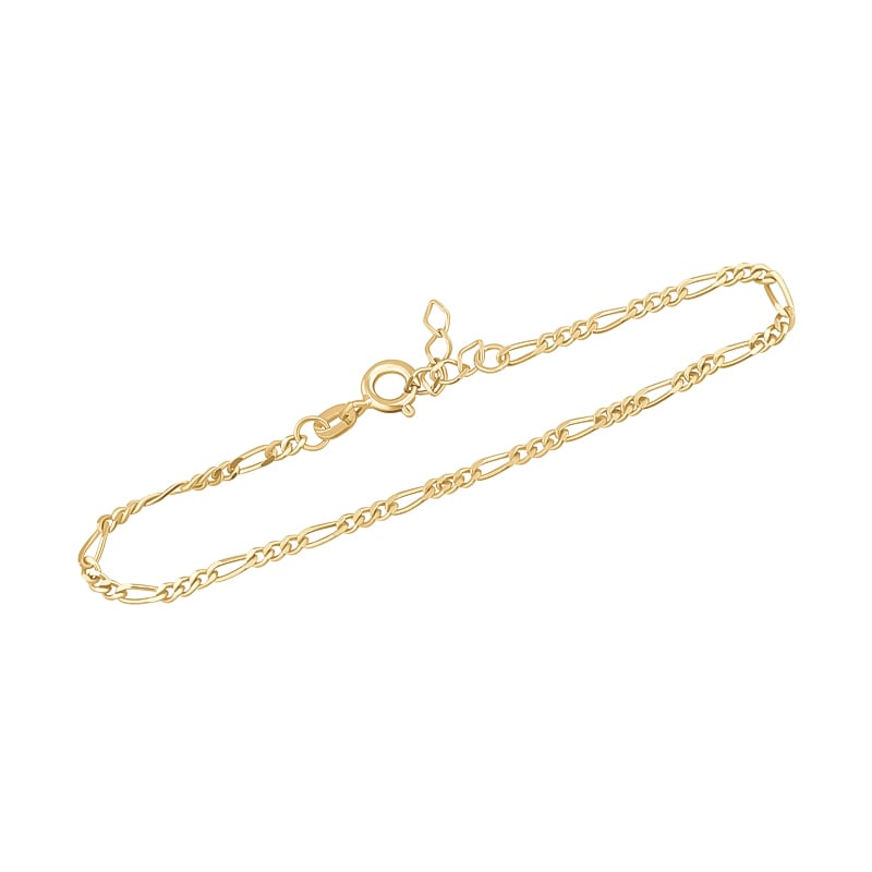 Figaro náramok 18 cm zo striebra