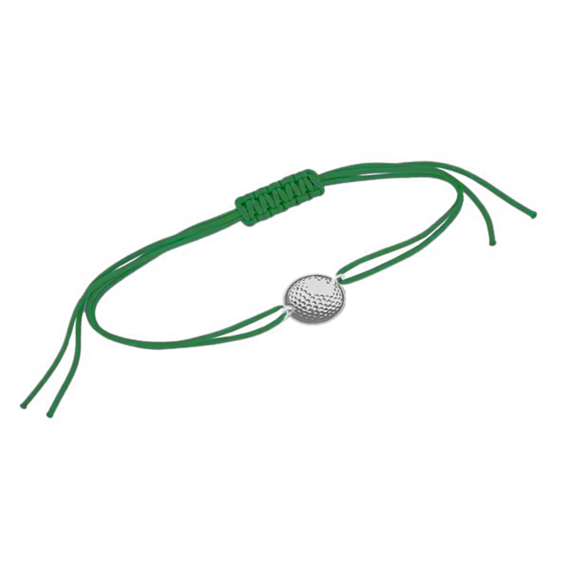 Povrázkový náramok lopta s gravírom vašej voľby Golf