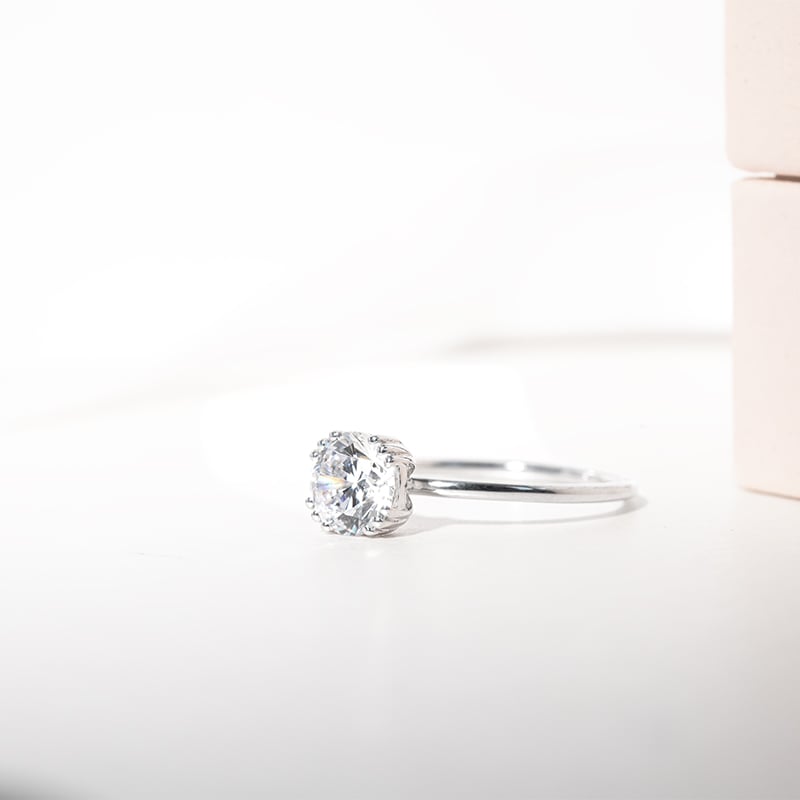 Zásnubný prsteň s lab-grown diamantom Evelle 127629