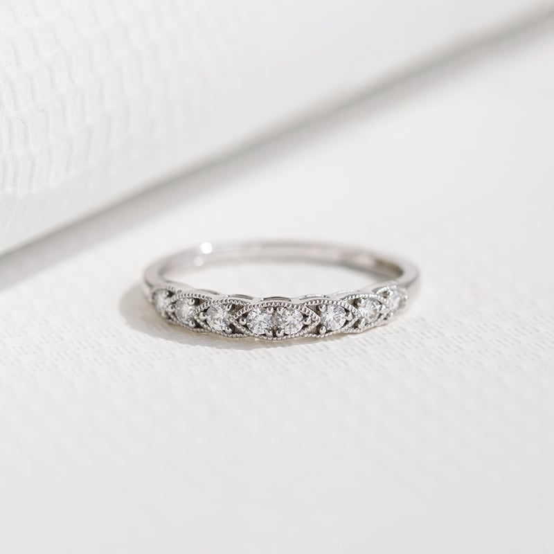 Elegantný eternity prsteň s lab-grown diamantmi Dustin