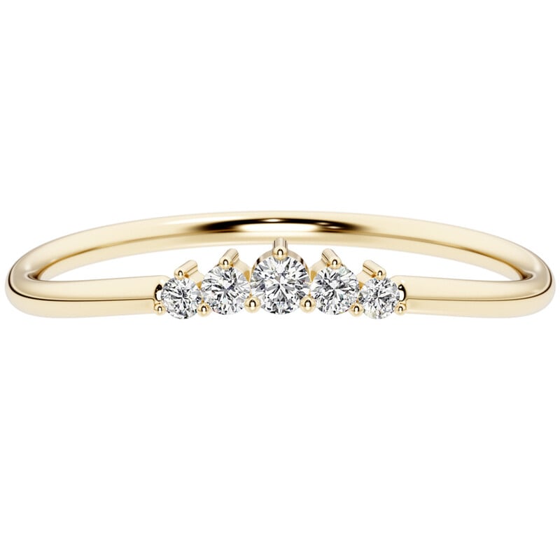 Vykrojený prsteň s lab-grown diamantmi Myles 139609