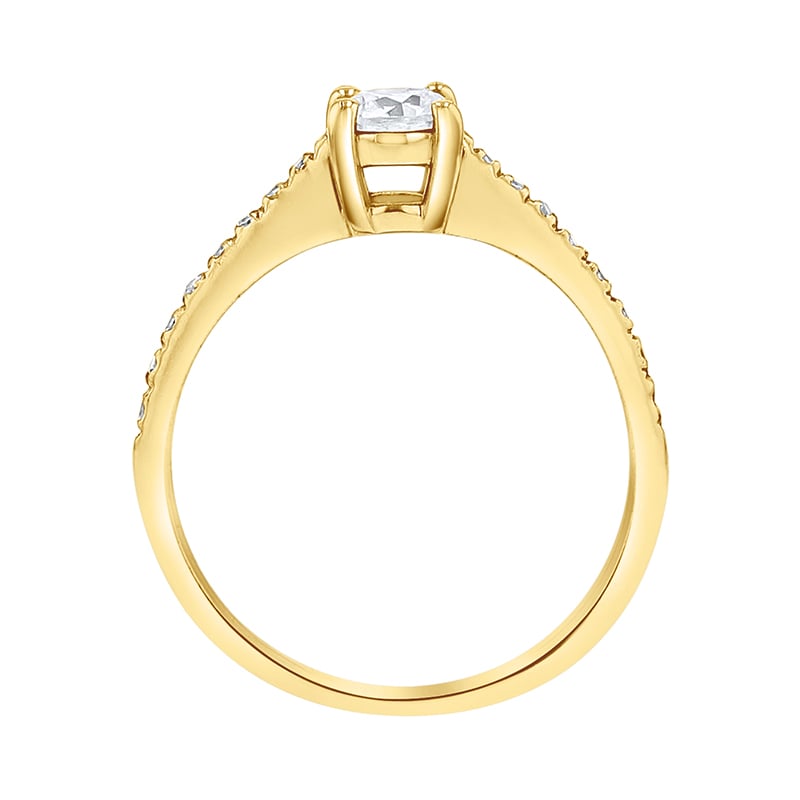 Zásnubný prsteň s lab-grown diamantmi Danias 141849