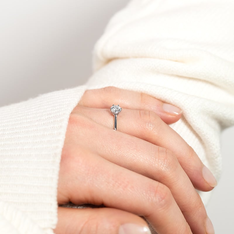 Zásnubný prsteň s 0.50ct IGI certifikovaným lab-grown diamantom Rabby 151639