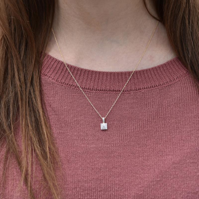 Diamantový náhrdelník zo zlata 42369