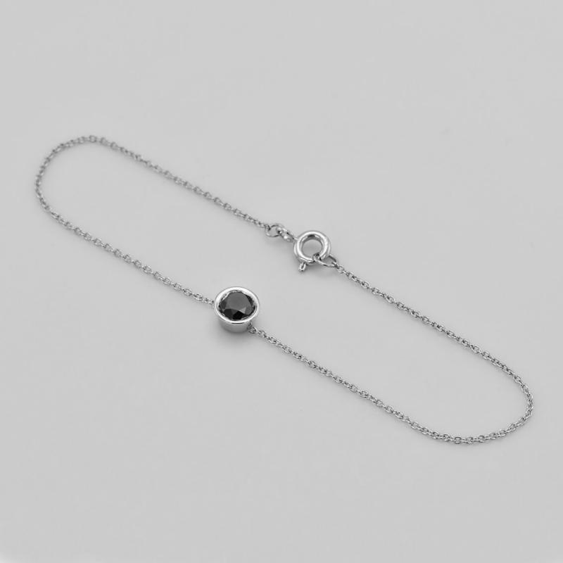 Platinový diamantový náramok 71529