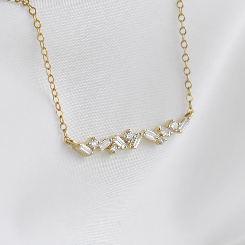 Náhrdelník s diamantmi 91089