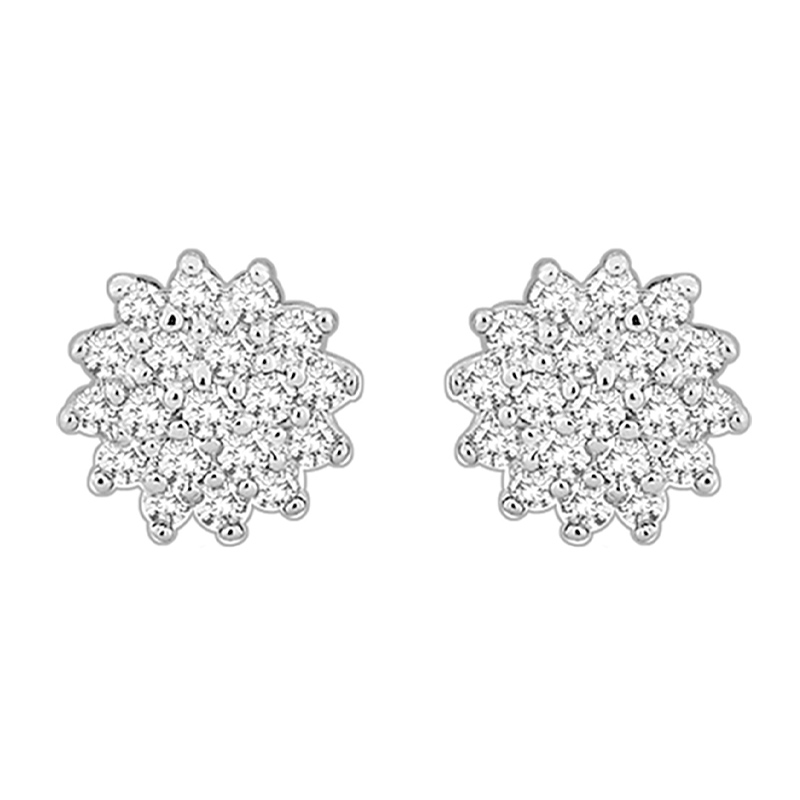 Diamantové náušnice 95089