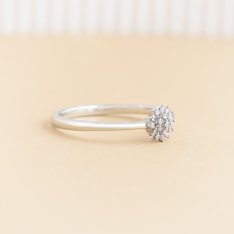 Prsteň s diamantmi 96009