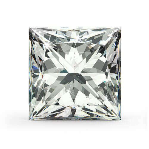 GIA 0.51ct SI1 H Princess diamant 6205012693