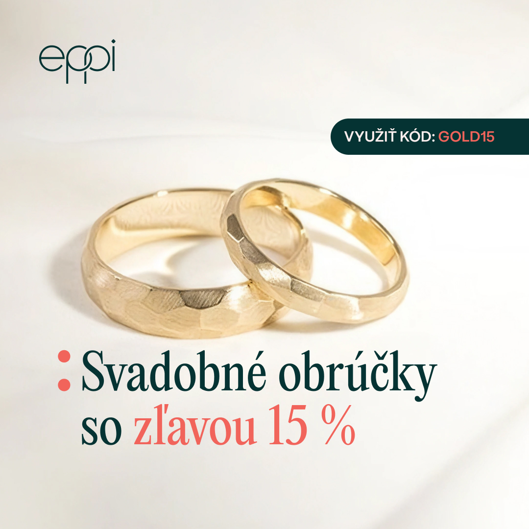 Svadobné obrúčky so zľavou 15 %