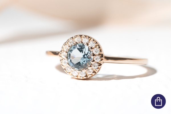 Akvamarinový šperk pre znamenie Prasa