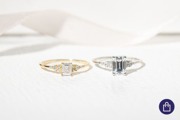 Divorce ring s emerald diamantom