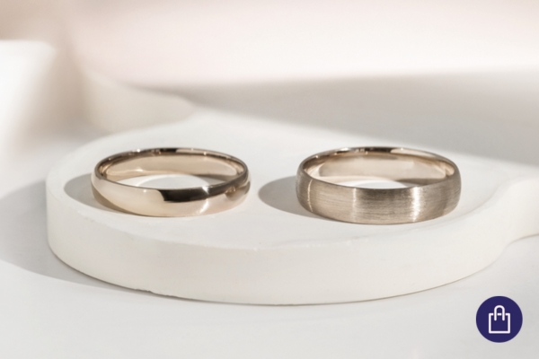 Svadobné prstene z orieškového zlata