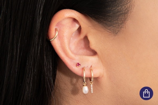 Kombinování náušnic